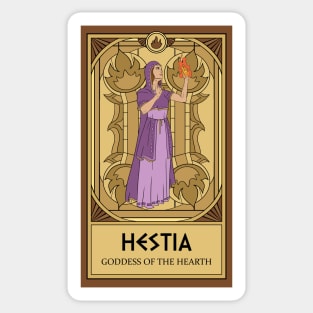 Hestia Tarot Card Sticker